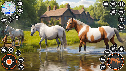 Wild Horse Family Simulator 3D