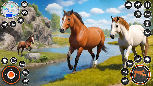 Wild Horse Family Simulator 3D