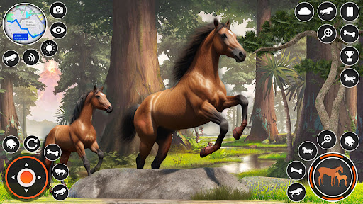 Wild Horse Family Simulator 3D